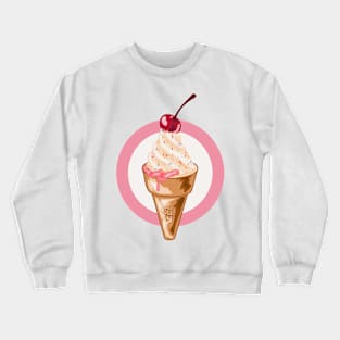 Ice cream illustration Crewneck Sweatshirt